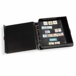 LEUCHTTURM - Cartella a 4 anelli CARTELLA BOX OPTIMA CLASSIC vuota - Nera