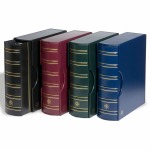 LEUCHTTURM - Cartella a 4 anelli GRANDE CLASSIC GIGANT con custodia - Qualsiasi colore
