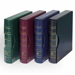 LEUCHTTURM - Cartella a 4 anelli GRANDE CLASSIC con custodia - Qualsiasi colore