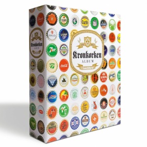 LEUCHTTURM - Cartella a 4 anelli GRANDE PER TAPPI A CORONA vuota, senza custodia