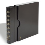 LEUCHTTURM - Cartella a 4 anelli KANZLEI con custodia - Nera