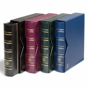 LEUCHTTURM - Cartella a 4 anelli OPTIMA CLASSIC con custodia - Qualsiasi colore