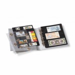 LEUCHTTURM - Cartella a 4 anelli OPTIMA METALLIC EDITION con custodia - Qualsiasi colore
