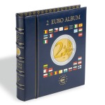 LEUCHTTURM - Cartella a 4 anelli VISTA 2 € commemorativi con 4 fogli e custodia