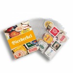 LEUCHTTURM - Cartella a 4 anelli per SOTTOBICCHIERI DI BIRRA con 15 fogli senza custodia
