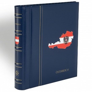 LEUCHTTURM - Cartella a barra rotante PERFECT DP CLASSIC con custodia Austria