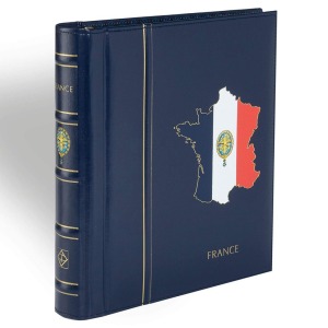 LEUCHTTURM - Cartella a barra rotante PERFECT DP CLASSIC con custodia Francia