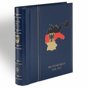 LEUCHTTURM - Cartella a barra rotante PERFECT DP CLASSIC con custodia Germania 1918-1933 (Repubblica di Weimar)