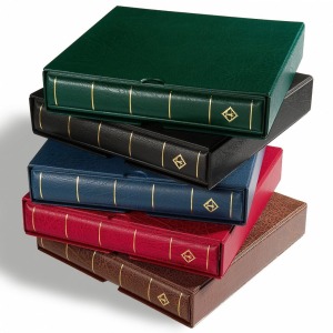 LEUCHTTURM - Cartella a barra rotante PERFECT DP TRADIZIONALE con custodia - Qualsiasi colore