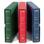 LEUCHTTURM - Cartella a barra rotante PERFECT DP TRADIZIONALE con custodia Deutschland Bundesrepublik - Blu