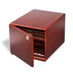 LEUCHTTURM - Cassettiera PORTABOX in legno per 10 Box MB o 6 Box MB XL vuota - Mogano