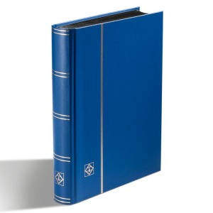 LEUCHTTURM - Classificatore BASIC S32/5 A5 a 16 fogli neri - Blu