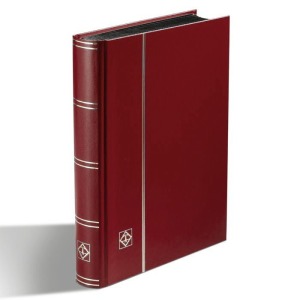 LEUCHTTURM - Classificatore BASIC S32/5 A5 a 16 fogli neri - Rosso