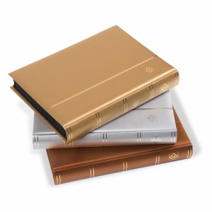 LEUCHTTURM - Classificatore COMFORT METALLIC EDITION S64 A4 a 32 fogli neri - Qualsiasi colore
