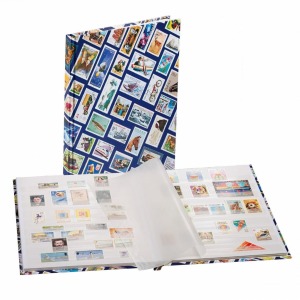 LEUCHTTURM - Classificatore HOBBY W16 A4 a 8 fogli bianchi con copertina decorata
