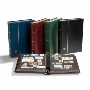 LEUCHTTURM - Classificatore in pelle rigenerata PREMIUM S32 A4 a 16 fogli neri senza custodia - Qualsiasi colore