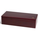 LEUCHTTURM - Cofanetto in legno per 50 Slabs - Mogano