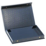 LEUCHTTURM - Cofanetto portamonete TABLO per 4 vassoi grandi Tab vuoto - Nero