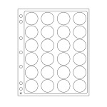 LEUCHTTURM - Fogli ENCAP per 24 capsule con diametro interno da 34/35 mm - 2 pz.