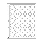 LEUCHTTURM - Fogli ENCAP per 35 capsule con diametro interno da 26/27 mm - 2 pz.