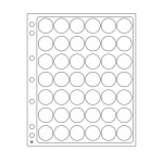 LEUCHTTURM - Fogli ENCAP per 42 capsule con diametro interno da 32,5 mm - 2 pz.
