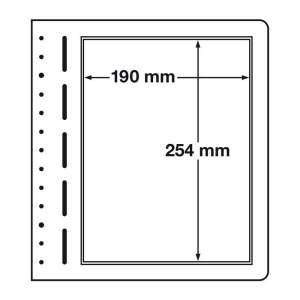 LEUCHTTURM - Fogli LB 1 a 1 tasca da 190x254 mm - 10 pz.