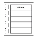 LEUCHTTURM - Fogli LB 5 a 5 tasche da 190x46 mm - 10 pz.