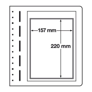 LEUCHTTURM - Fogli LB ETB a 1 tasca da 157x220 mm - 10 pz.