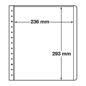 LEUCHTTURM - Fogli LB SH a 1 tasca da 236x293 mm - 10 pz.