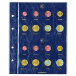 LEUCHTTURM - Fogli VISTA generici per 2 serie Euro da 1 cent. a 2 € - 2 pz.