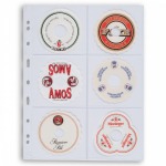 LEUCHTTURM - Fogli trasparenti GRANDE 3/2 C a 6 tasche da 106x98 mm - 5pz.