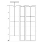 LEUCHTTURM - Fogli trasparenti OPTIMA 27 a 35 tasche da 27 mm - 5 pz.