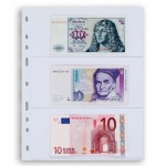 LEUCHTTURM - Fogli trasparenti OPTIMA 3 C a 3 tasche da 180x77 mm - 10 pz.
