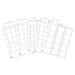 LEUCHTTURM - Fogli trasparenti OPTIMA SORT con fogli assortiti - 5pz.