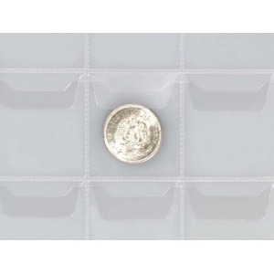 ABAFIL - Fogli trasparenti TORNESE a 12 tasche da 50 mm - 6 pz.