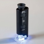 LEUCHTTURM - Microscopio tascabile con LED - Ingr. 60x-100x