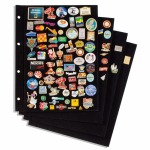 LEUCHTTURM - Pannelli per PINS in velluto nero - 4 pz.