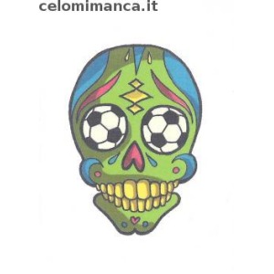 T10 - Tatuaggio: Teschio con palloni