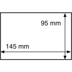LEUCHTTURM - Tasche protettive HP 10 da 145x95 mm - 50 pz.