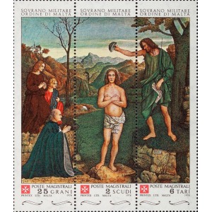 S.M.O.M. - 1978 - San Giovanni Battista - 3 v. in trittico