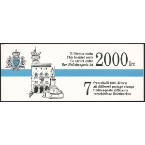 SAN MARINO - 1992 - Attività turistiche di San Marino - 7 v. in libretto