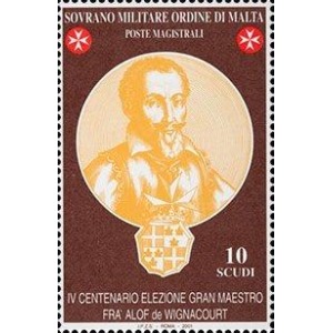 S.M.O.M. - 2001 - 400° dell'elezione del Gran Maestro Frà Alof de Wignacourt - 1 v.
