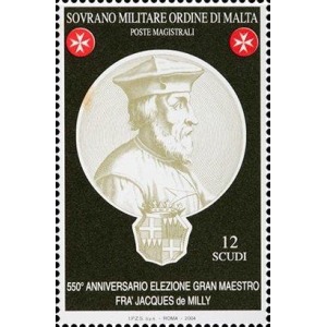 S.M.O.M. - 2004 - 550° dell'elezione del Gran Maestro Frà Jacques de Milly - 1 v.