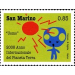 SAN MARINO - 2008 - Anno internazionale del Pianeta Terra - 4 MF da 16 v. con illustrazione