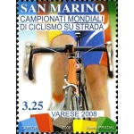 SAN MARINO - 2008 - Campionati mondiali di ciclismo su strada, Varese - 2 MF da 12 v. con illustrazione
