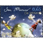 SAN MARINO - 2008 - Europa: La lettera - 2 MF da 12 v.