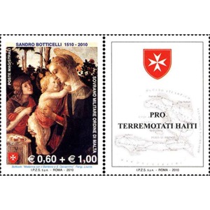 S.M.O.M. - 2010 - 500° della morte di Sandro Botticelli e Pro terremotati di Haiti - 1 v. con appendice