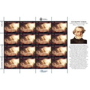 SAN MARINO - 2013 - 200° della nascita di Giuseppe Verdi e Richard Wagner - 2 MF da 16 v. con illustrazione