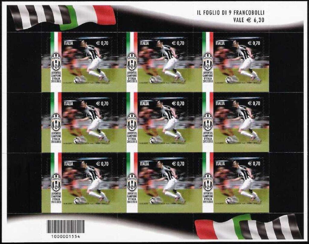 2013 Juventus campione d Italia 1 MF da 9 v. Italia 1 scaled 1 ITALIA - 2013 - Juventus campione d'Italia - 1 MF da 9 v.