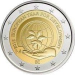 BELGIO - 2015 - 2 € Anno europeo per lo sviluppo - FDC in coin card casuale